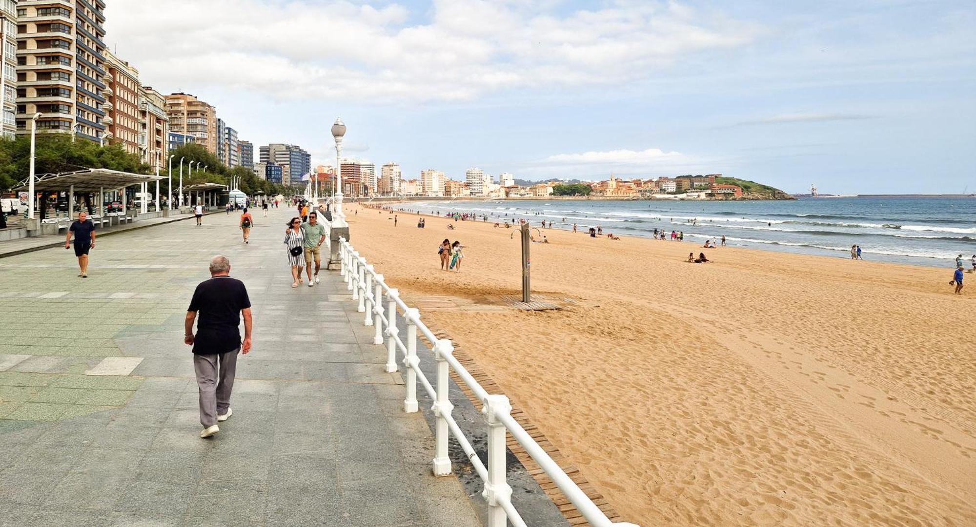 Espacio Moderno En Gijon Playa Exterior photo